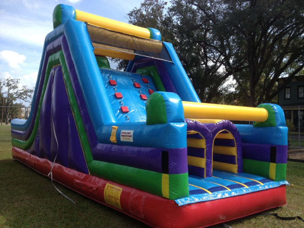30ft rock n climb obstacle course rental